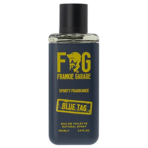 Frankie Garage - Sporty Fragrance Blue Tag 100 ml | Eau De Toilette Vaporisateur | Natural Spray | verführerischer und kräftiger Herrenduft | Düfte für Herren von Frankie Garage