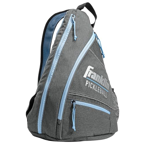 Franklin Sports Pickleball-Taschen – Pickleball Sling Bag Rucksack für Ausrüstung + Ausrüstung – Pickleball-Tasche für Männer und Frauen – hält Paddel, Pickleballs + Zubehör – Offizielle US Open von Franklin Sports