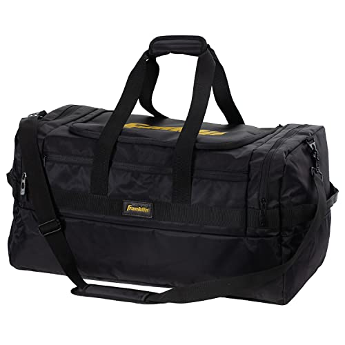 Franklin Sports Pickleball Duffle Bag - Elite Series Pickleball Tasche für Paddel, Pickleballs + Ausrüstung - Duffle Bag Design - Pickleball Tasche für Damen und Herren - Schwarz von Franklin Sports