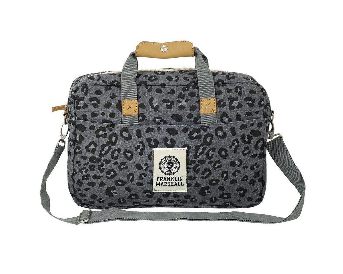 Franklin & Marshall Laptoptasche Franklin and Marshall - Umhängetasche Büro Tasche Laptoptasche Leopard von Franklin & Marshall