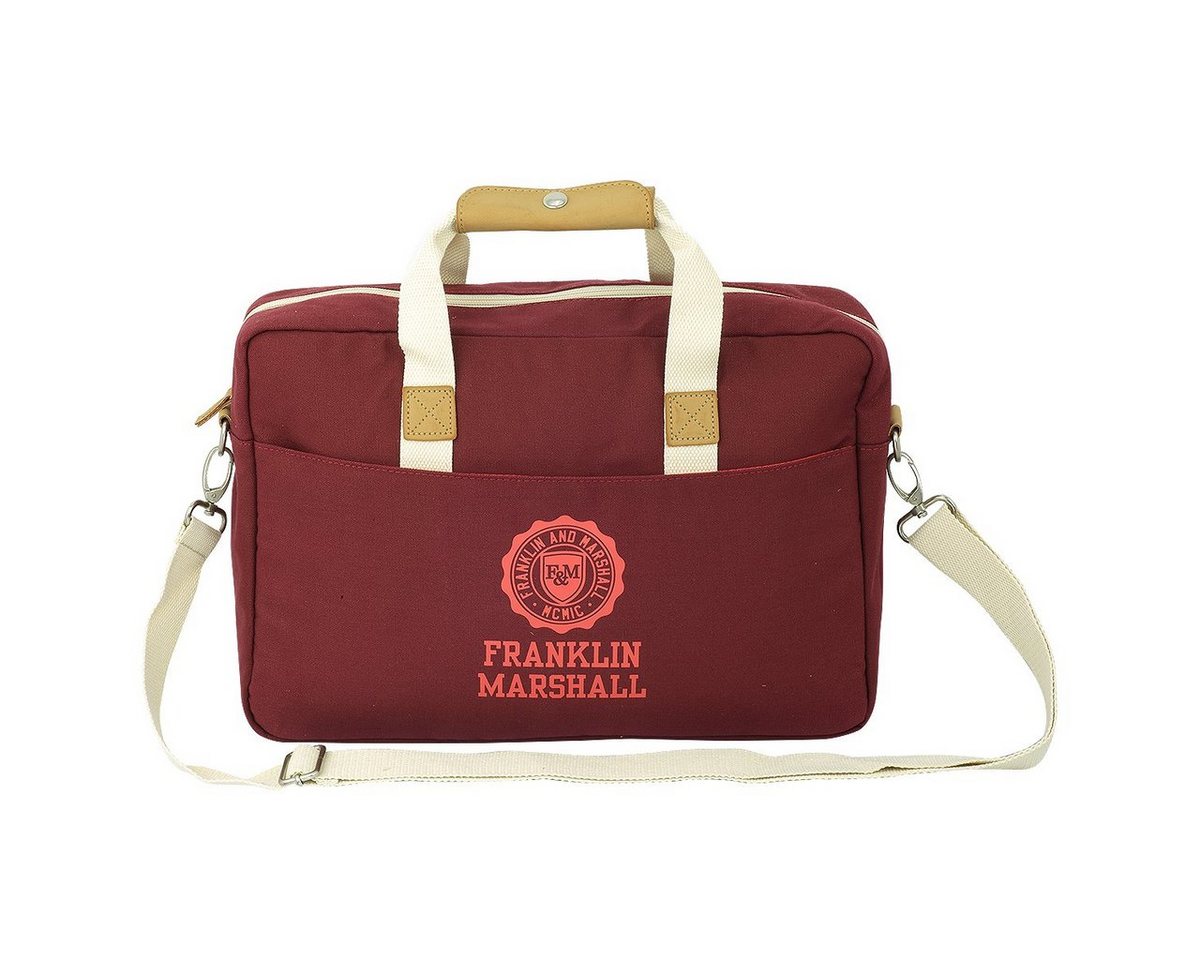 Franklin & Marshall Laptoptasche Franklin and Marshall - Umhängetasche Büro Tasche Laptoptasche Rot von Franklin & Marshall