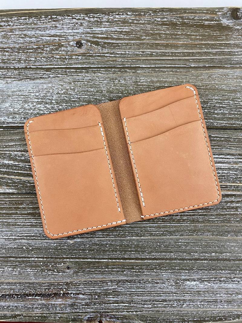 Vertikales Portemonnaie von FranklinPrattLeather