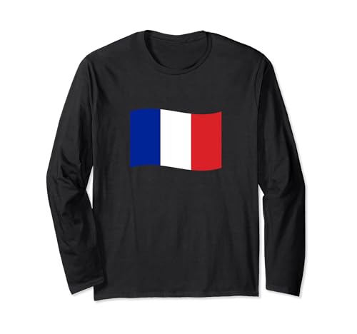 Frankreich Flagge Herren Damen Paris Deko Kinder Frankreich Langarmshirt von Frankreich Deko Frauen Männer Frankreich Fahne