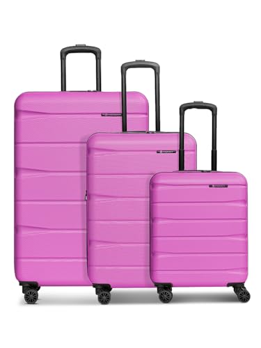 Franky Koffer-Set 3-teilig für Damen und Herren | Reise-Trolleys 51 x 30 x 76 cm aus hochwertigem, stoßfestem ABS Material | Erweiterbar & Teleskopgriff| Munich 4.0 Serie von Franky