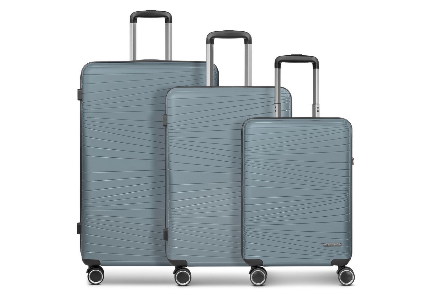 Franky Trolleyset Dallas 3.0, 4 Rollen, (3-teilig, 3 tlg), Polypropylen von Franky