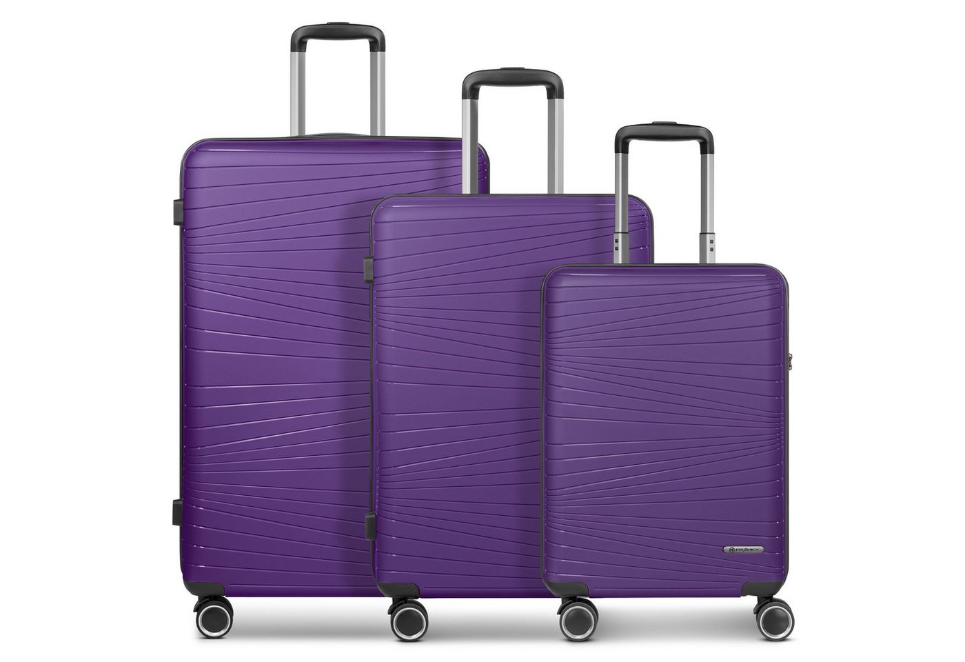 Franky Trolleyset Dallas 3.0, 4 Rollen, (3-teilig, 3 tlg), Polypropylen von Franky