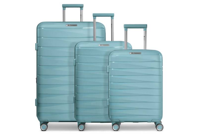 Franky Trolleyset London, 4 Rollen, (3-teilig, 3 tlg), Polypropylen von Franky