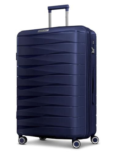 Franky Check-in Koffer für Damen und Herren | großer XL Trolley 49 x 28 x 74 cm aus hochwertigem, leichtem Polypropylen Material | Erweiterbar & TSA-Schloss| London Serie von Franky