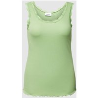 Fransa Plus PLUS SIZE Top mit Spitzenbesatz Modell 'Zamond' in Schilf, Größe 54-56 Fransa Plus PLUS SIZE Top mit Spitzenbesatz Modell 'Zamond' in Schilf, Größe 54-56 von Fransa Plus