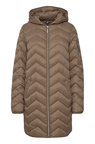 fransa FRBAPADDING 7 Outerwear Damen Steppjacke Übergangsjacke Jacke Steppjacke gefüttert mit Kapuze, Größe:XS, Farbe:Pine Bark (171410) von fransa