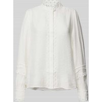 Fransa Hemdbluse mit verdeckter Knopfleiste Modell 'Blondi' in Offwhite, Größe L von Fransa