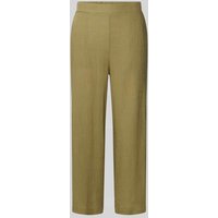 Fransa Cropped Hose aus Viskose-Leinen-Mix Modell 'Juna' in Khaki, Größe XXL Fransa Cropped Hose aus Viskose-Leinen-Mix Modell 'Juna' in Khaki, Größe XXL von Fransa
