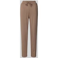 Fransa Stoffhose mit elastischem Bund in Taupe, Größe M von Fransa