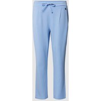 Fransa Stretch Fit Stoffhose mit Bundfalten Modell 'ZASTRETCH 1' in Hellblau, Größe XXL von Fransa