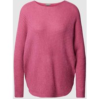 Fransa Strickpullover mit Fledermausärmeln Modell 'Eretta' in Pink, Größe L von Fransa