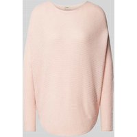 Fransa Strickpullover mit Rundhalsausschnitt Modell 'Eretta' in Hellrosa Melange, Größe XS von Fransa