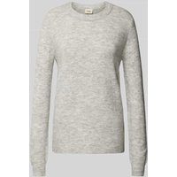 Fransa Strickpullover mit Rundhalsausschnitt Modell 'Rellis' in Hellgrau Melange, Größe XL von Fransa