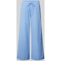 Fransa Wide Leg Stoffhose aus Baumwoll-Leinen-Mix Modell 'MADDIE' in Hellblau, Größe M Fransa Wide Leg Stoffhose aus Baumwoll-Leinen-Mix Modell 'MADDIE' in Hellblau, Größe M von Fransa