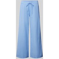 Fransa Wide Leg Stoffhose mit elastischem Bund Modell 'Maddie' in Hellblau, Größe S von Fransa