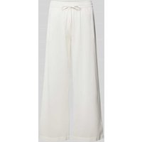 Fransa Wide Leg Stoffhose mit elastischem Bund Modell 'Maddie' in Weiss, Größe S von Fransa