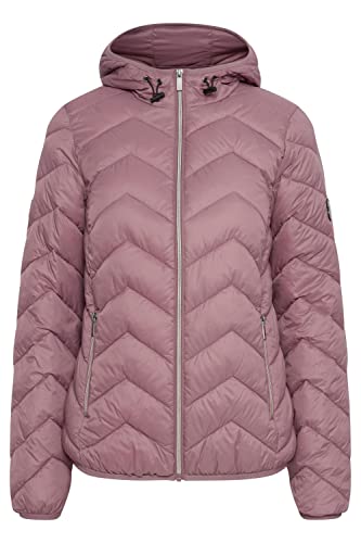 fransa FRBAPADDING Damen Steppjacke Übergangsjacke Jacke Kapuze mit Gummizug leicht gefüttert, Größe:S, Farbe:Grape Shake (182109) von fransa