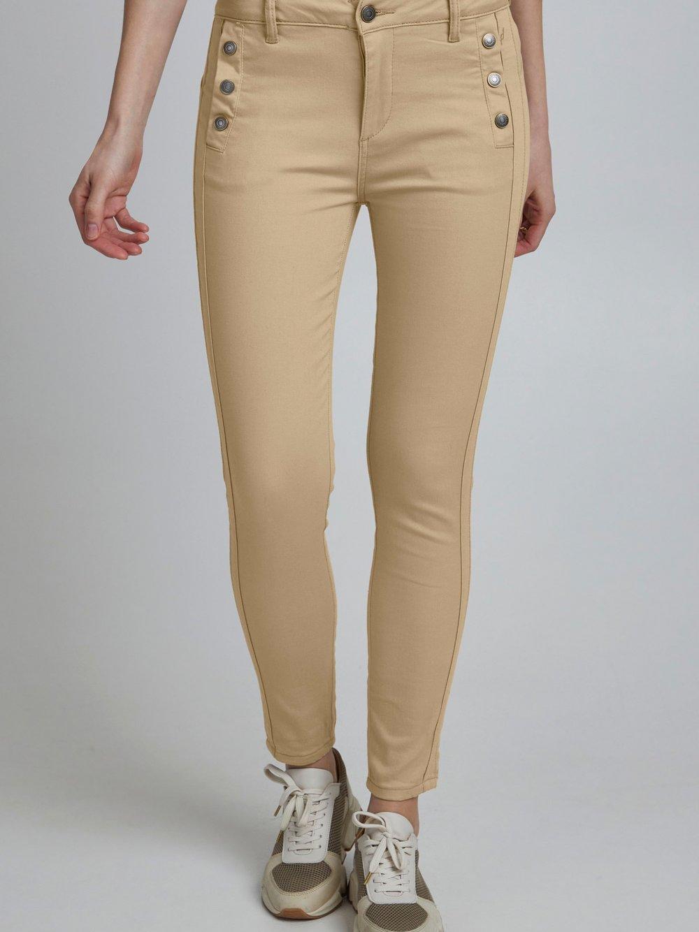 fransa Hose Damen Baumwolle, beige von Fransa