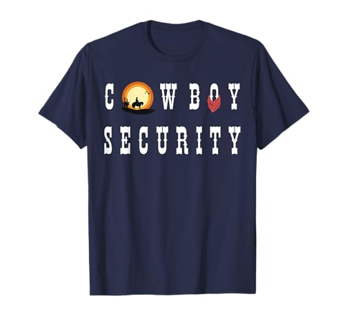 Cow Boys Security - Einfaches Halloween-Kostüm für Eltern T-Shirt Cow Boys Security - Einfaches Halloween-Kostüm für Eltern T-Shirt von Franz And Sabina