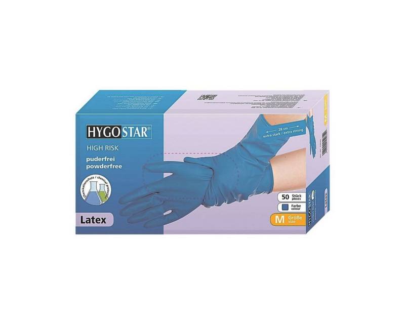 Franz Mensch Chemikalien-Schutzhandschuhe HIGH RISK (50-St) 50 Stck./ Pack, mit langer Stulpe und Rollrand von Franz Mensch