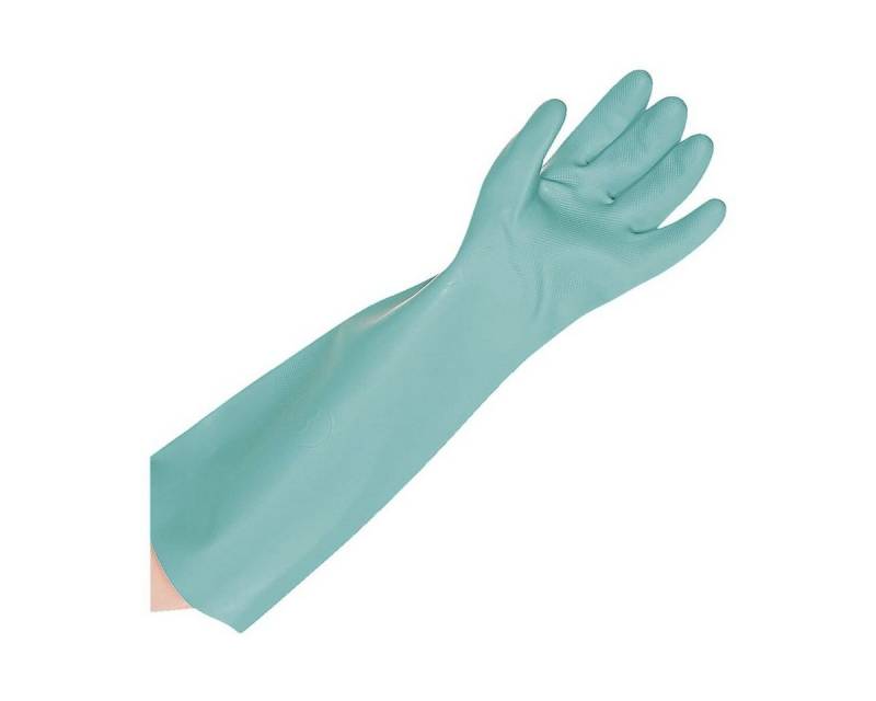 Franz Mensch Chemikalien-Schutzhandschuhe PROFESSIONAL LONG mit hoher Abrieb-, Schnitt- und Durchstichfestigkeit von Franz Mensch