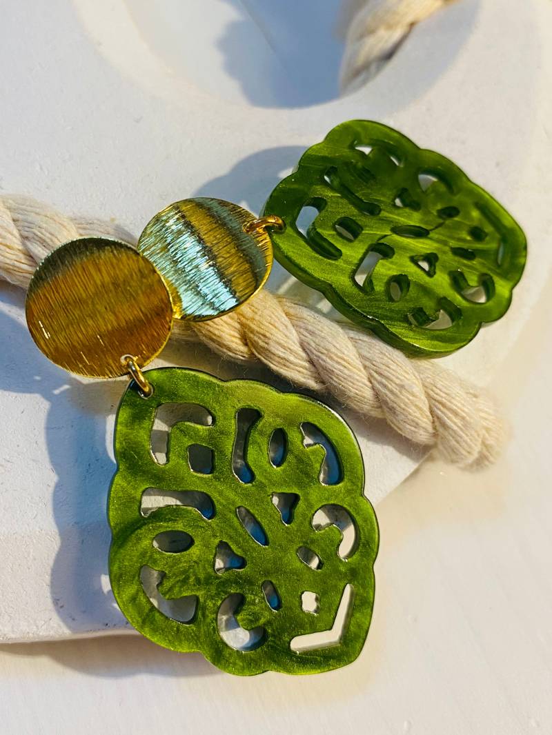 Ohrringe „Green Spring Fever" von FranziDesign