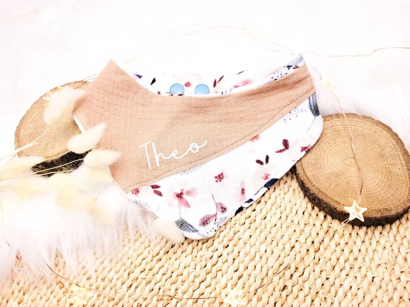 Individuelles Geschenk Geburt, Geburtstag, Taufe | Personalisiertes Halstuch & Babyaccessoire Handmade Mit Liebe von FranzisHerzstuecke