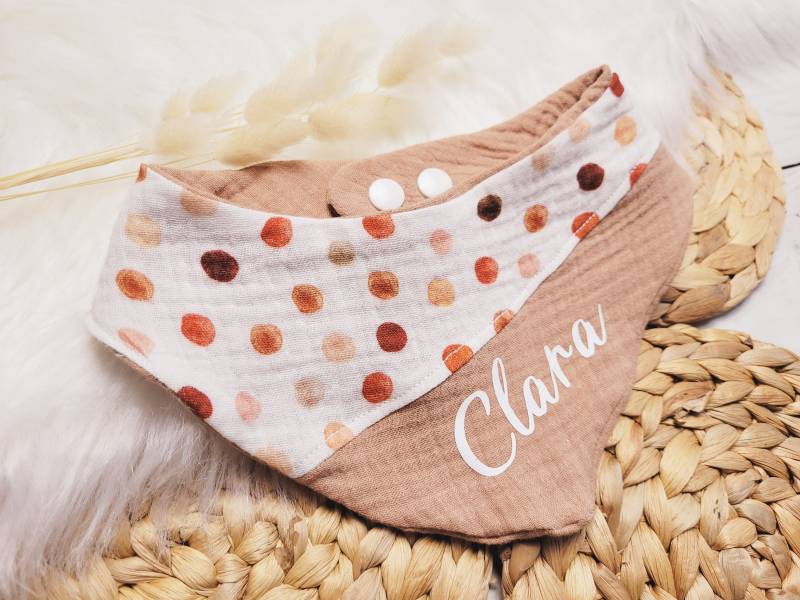 Individuelles Geschenk Zur Geburt, Zum Geburtstag | Personalisiertes Halstuch & Babyaccessoire Handmade Mit Liebe von FranzisHerzstuecke