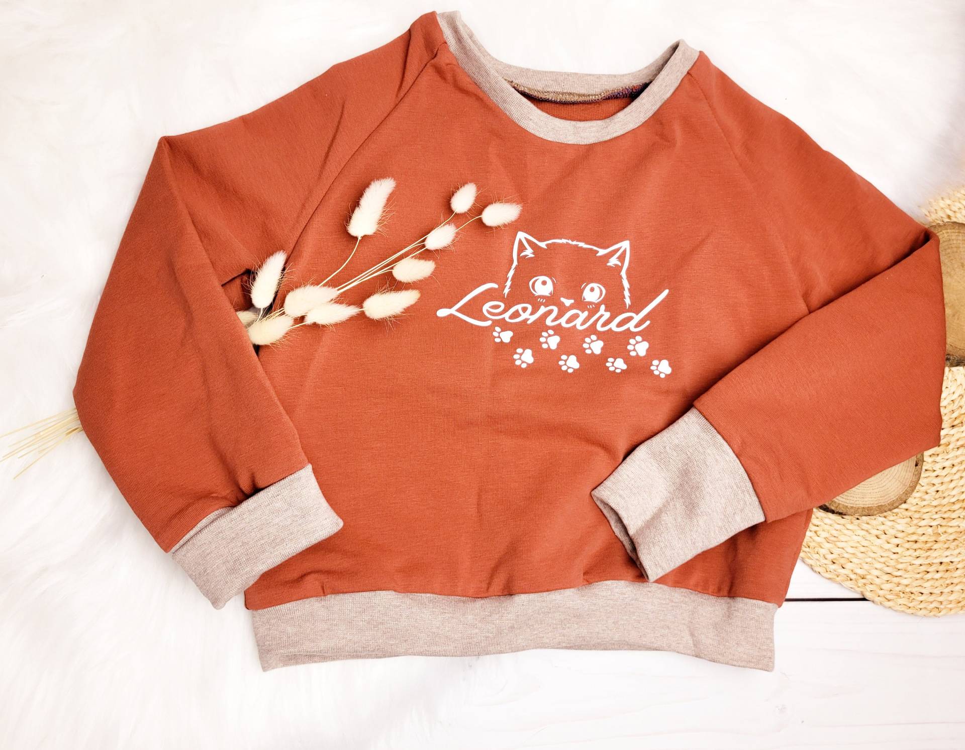 Warmer Pullover Mit Wunschnamen, Kinderpullover, Baby, Größe 62 Bis 128 von FranziisNaehkiste