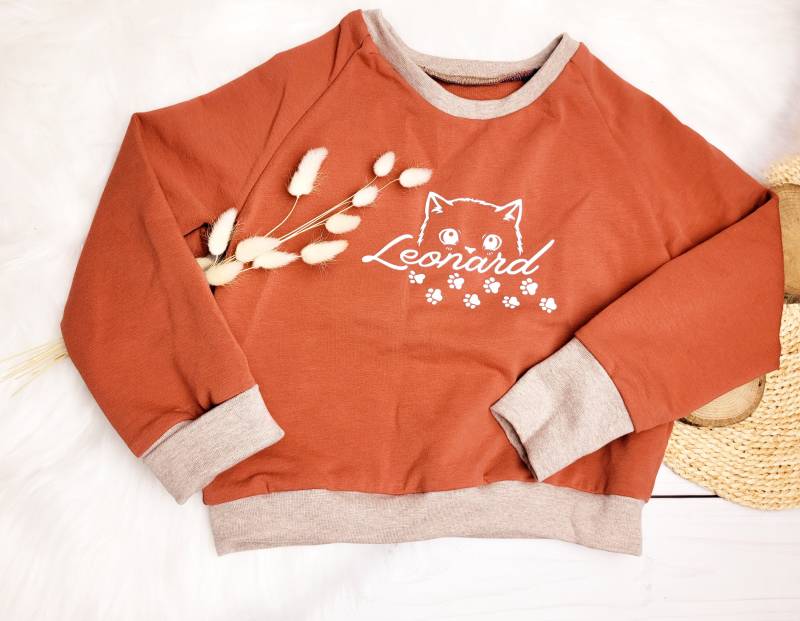 Warmer Pullover Mit Wunschnamen, Kinderpullover, Baby, Größe 62 Bis 128 von FranziisNaehkiste