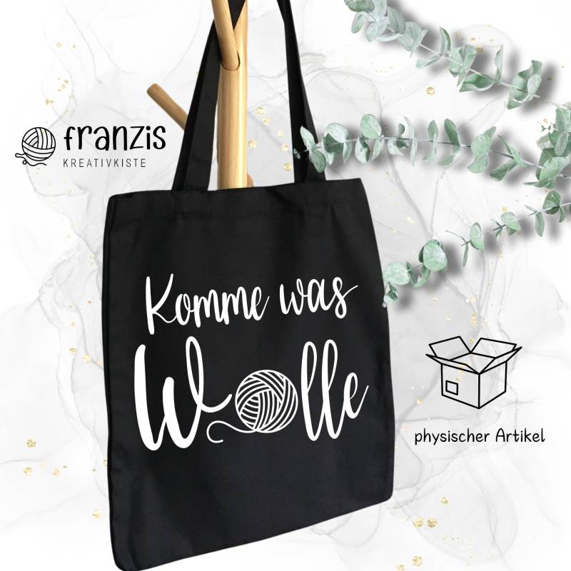 Baumwolltasche "Komme Was Wolle" Für Alle Liebhaber Der Handarbeit Als Idealer Shoppingbegleiter | Art. Nr. Ht24002 Baumwolltasche "Komme Was Wolle" Für Alle Liebhaber Der Handarbeit Als Idealer Shoppingbegleiter | Art. Nr. Ht24002 von FranzisShopDE