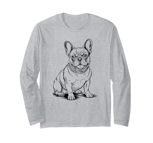 Französische Bulldogge French Bulldog Frenchie Hund Frauen Langarmshirt von Französische BulldoggeDog Hunde Kleidung