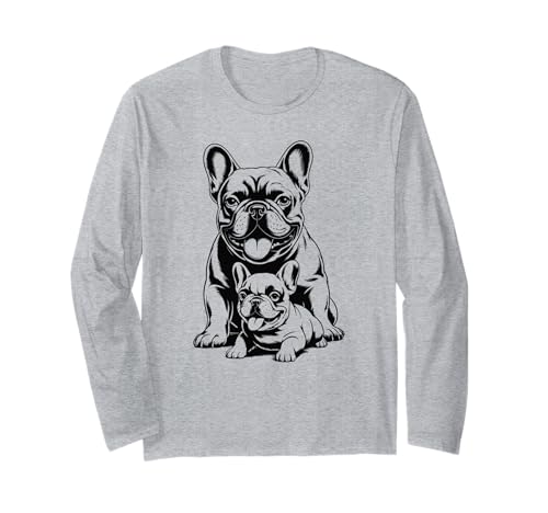 Französische Bulldogge French Bulldog Frenchie Hund Frauen Langarmshirt von Französische BulldoggeDog Hunde Kleidung