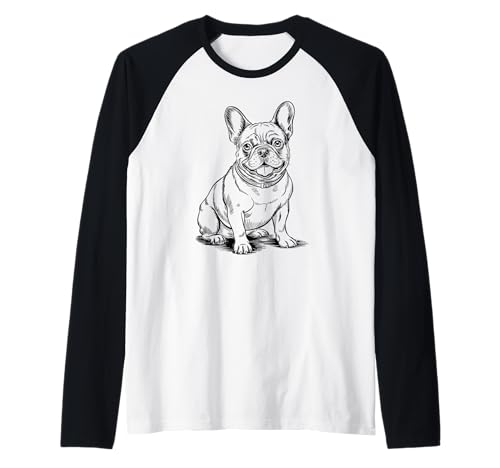 Französische Bulldogge French Bulldog Frenchie Hund Frauen Raglan Französische Bulldogge French Bulldog Frenchie Hund Frauen Raglan von Französische BulldoggeDog Hunde Kleidung