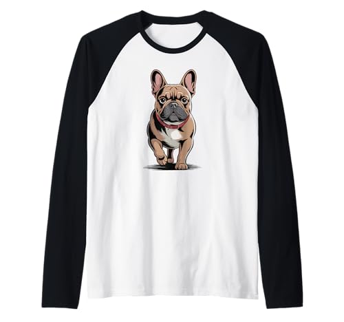 Französische Bulldogge French Bulldog Frenchie Hund Frauen Raglan Französische Bulldogge French Bulldog Frenchie Hund Frauen Raglan von Französische BulldoggeDog Hunde Kleidung