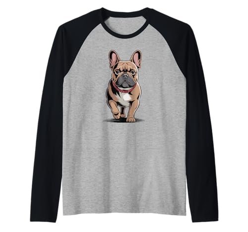 Französische Bulldogge French Bulldog Frenchie Hund Frauen Raglan Französische Bulldogge French Bulldog Frenchie Hund Frauen Raglan von Französische BulldoggeDog Hunde Kleidung
