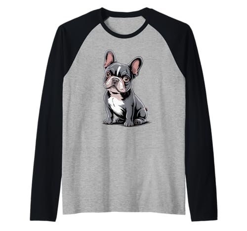 Französische Bulldogge French Bulldog Frenchie Hund Frauen Raglan Französische Bulldogge French Bulldog Frenchie Hund Frauen Raglan von Französische BulldoggeDog Hunde Kleidung
