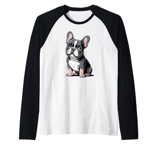 Französische Bulldogge French Bulldog Frenchie Hund Frauen Raglan Französische Bulldogge French Bulldog Frenchie Hund Frauen Raglan von Französische BulldoggeDog Hunde Kleidung