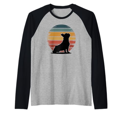 Französische Bulldogge French Bulldog Frenchie Hund Frauen Raglan von Französische BulldoggeDog Hunde Kleidung