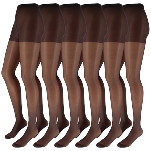 Franzoni Women's Plus 20 Denier Transparente Strumpfhose mit atmungsaktiver, verstärkter Spitze - Made in Italy von Franzoni
