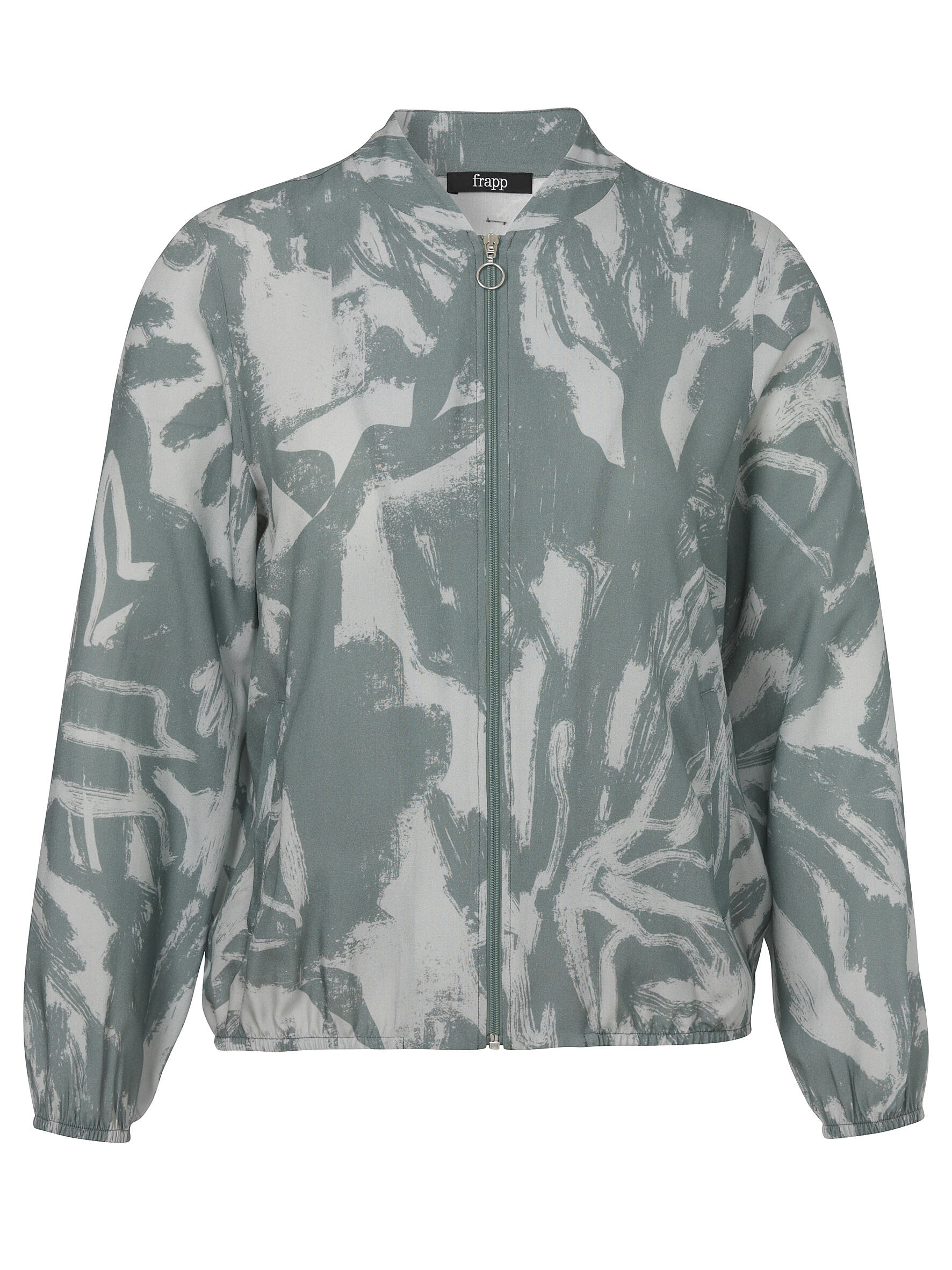 Frapp - Blouson Kragen 1/1 Arm Druck mint / dark mint - Gr. - 46 von Frapp