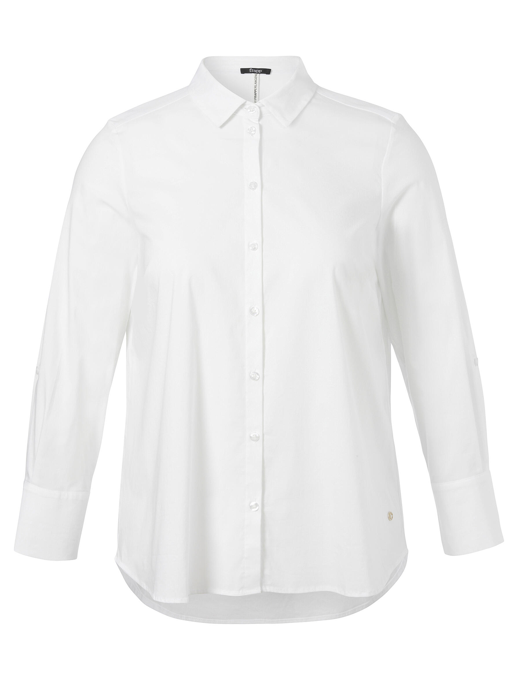 Frapp - Bluse Hemdkragen 1/1 Arm cream white - Gr. - 44 von Frapp