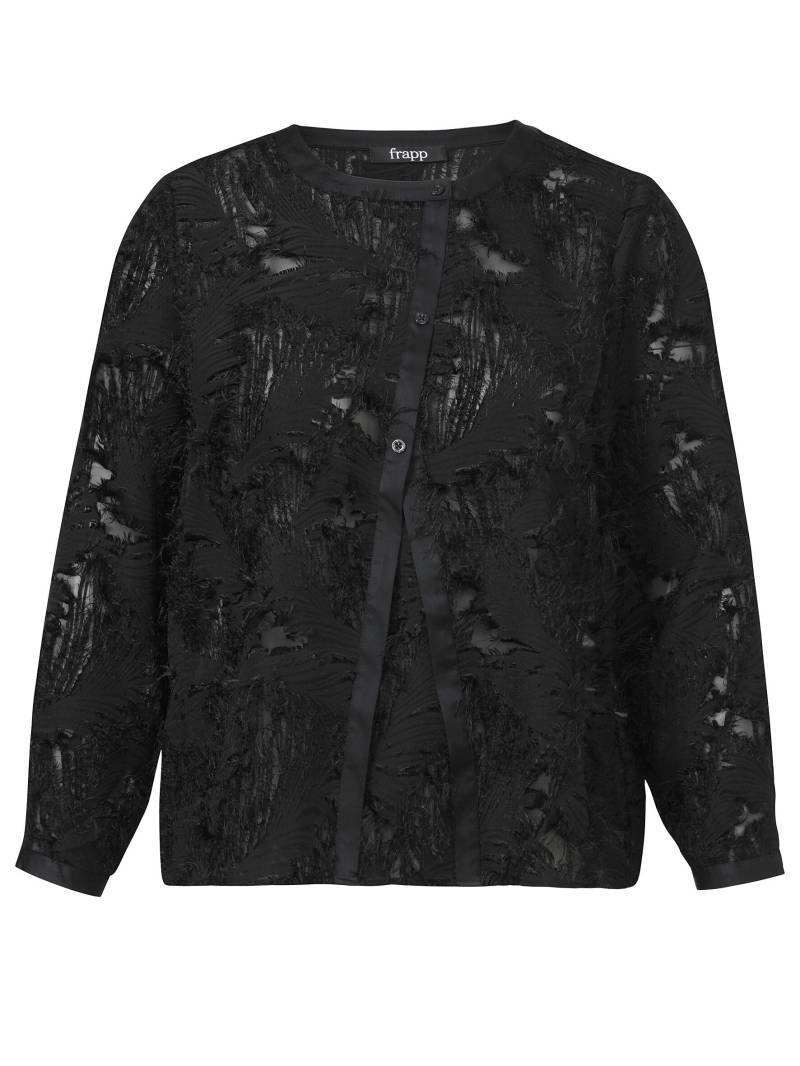 Frapp - Bluse Rundhals 1/1 Arm black - Gr. - 46 von Frapp