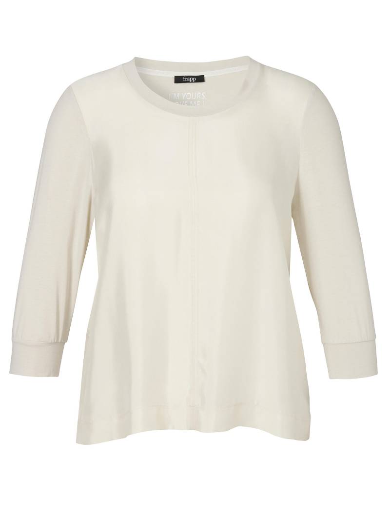 Frapp - Bluse Rundhals 3/4 Arm sand - Gr. - 52 von Frapp