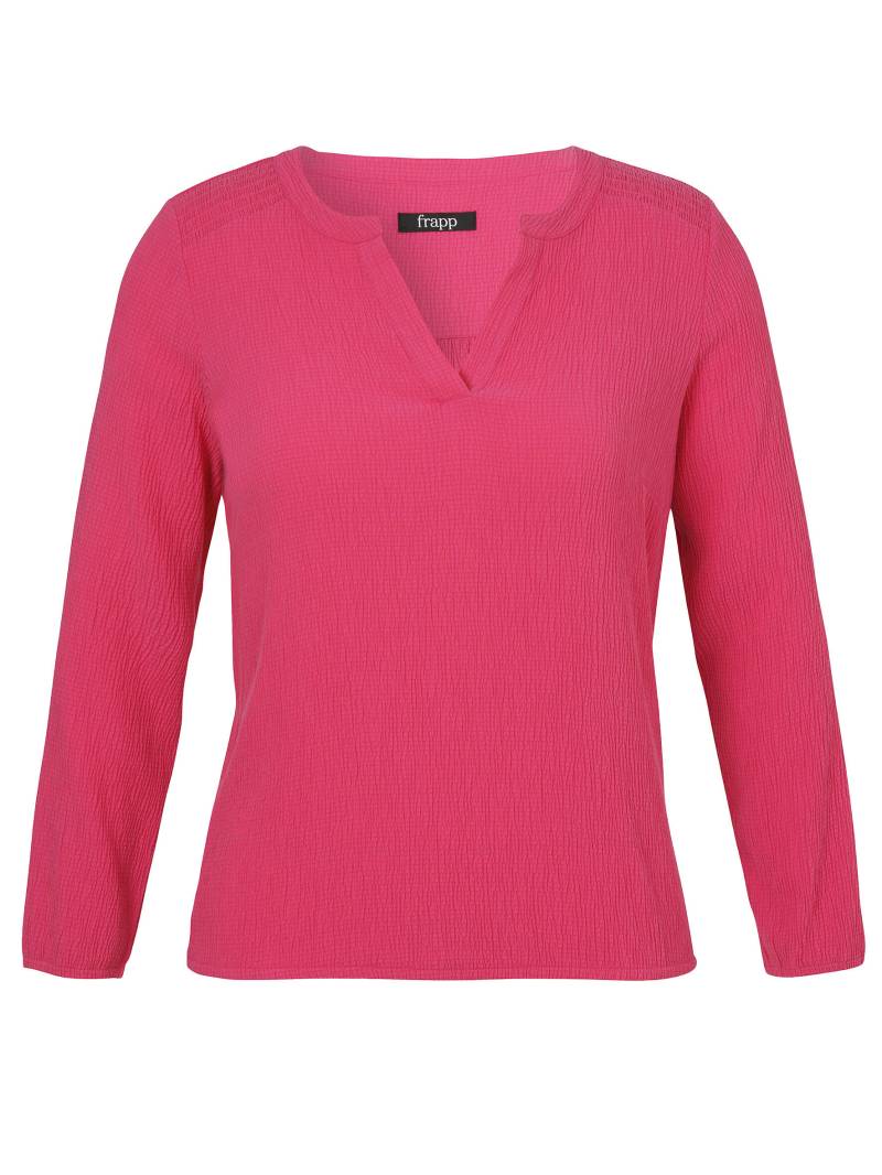 Frapp - Bluse V-Ausschnitt 1/1 Arm pink - Gr. - 50 von Frapp