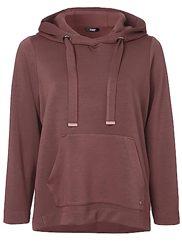 Frapp Damen Sportives Kapuzensweatshirt in meliertem Stil von Frapp